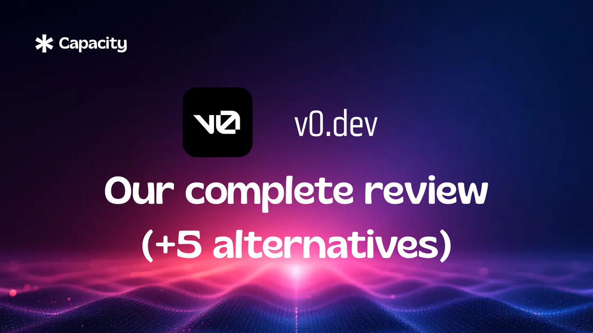 v0.dev : Our complete review (+5 alternatives)